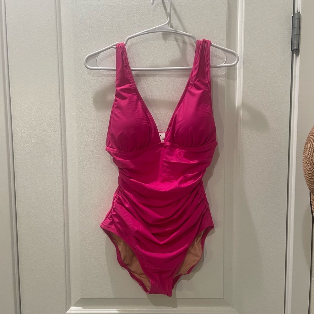 J. Crew Pink One Piece Swimsuit